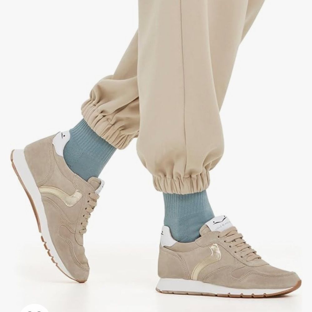Voile Blanche Women's Julia Beige Suede Size 39